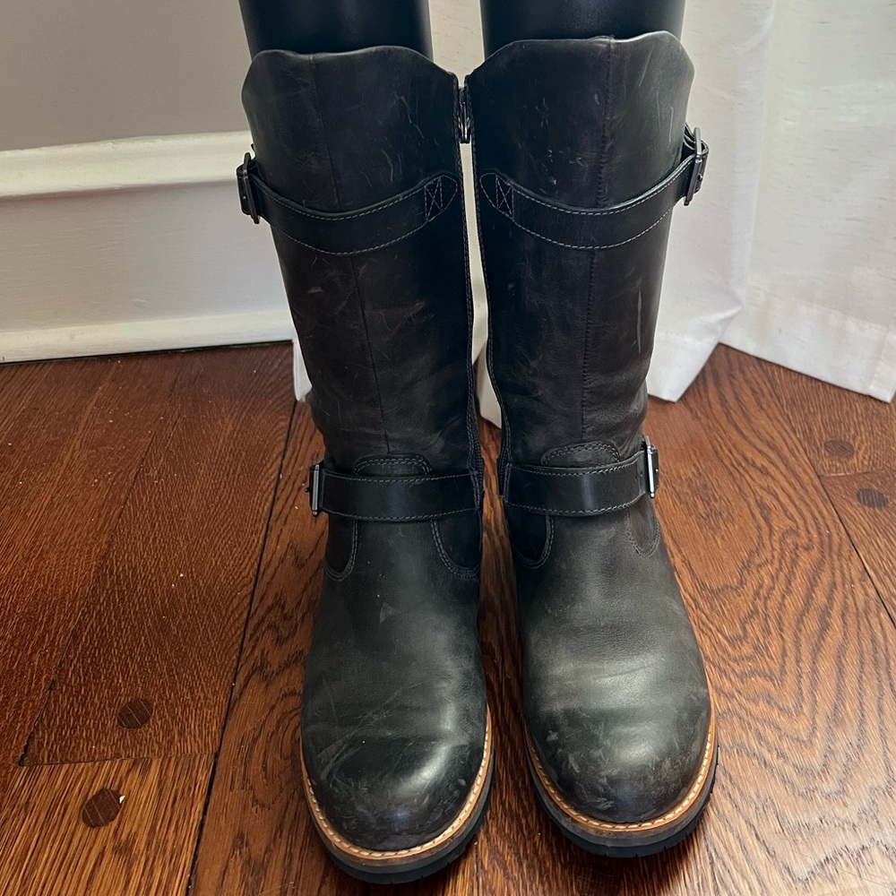 Patagonia Tin Shed Rider Boots In Forge Gray Size 7.5 - Picture 10 of 13